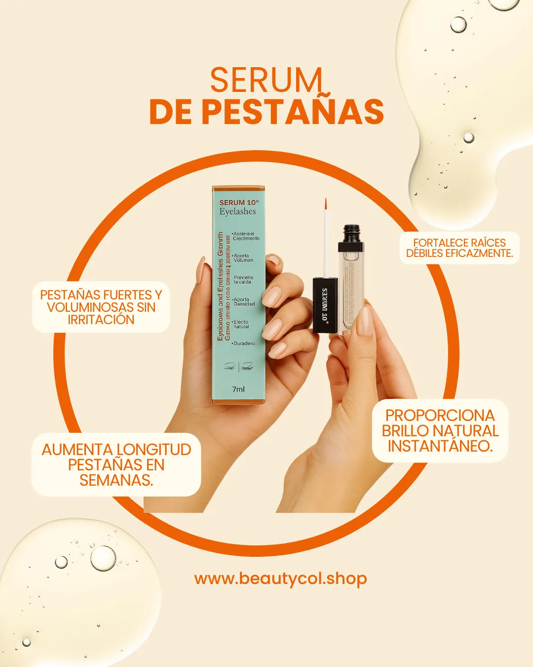 Serum Crecimiento Pestañas y Cejas